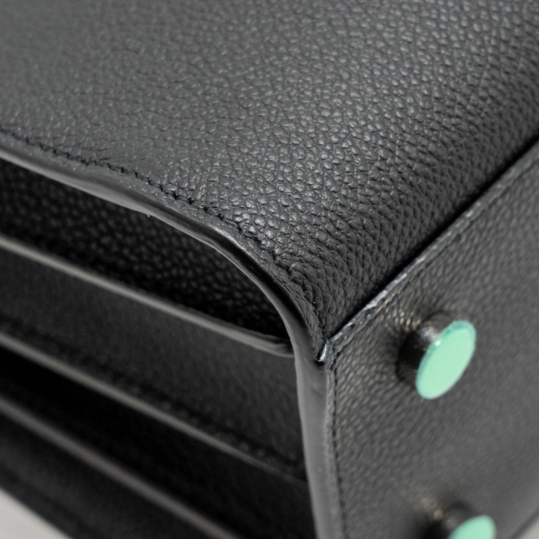 Saint Laurent Sac De Jour grained calfskin black SHW