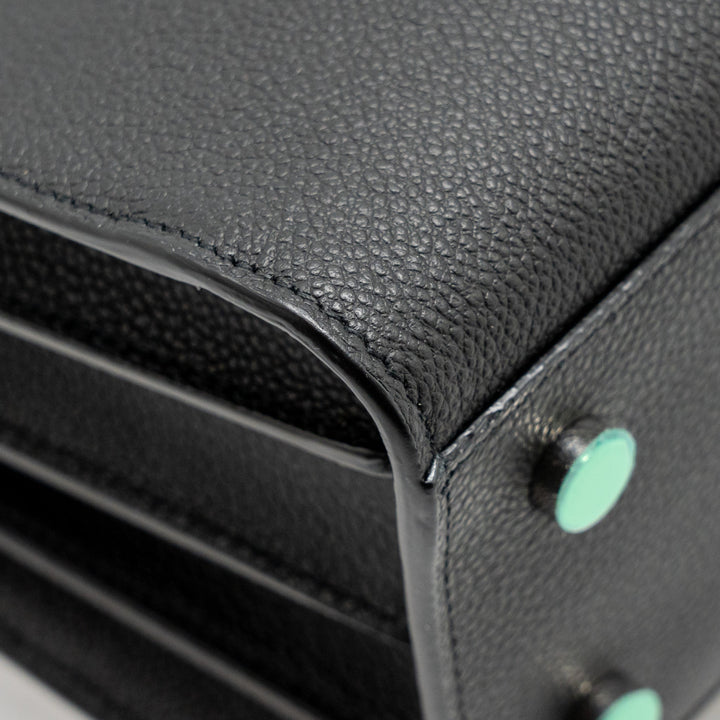 Saint Laurent Sac De Jour grained calfskin black SHW