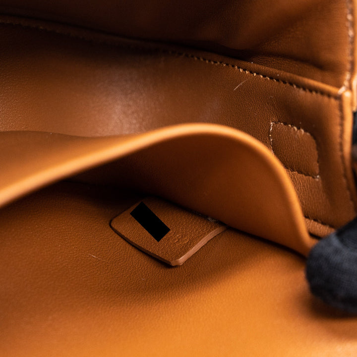 Top Quality Celine Triomphe Shoulder Bag Calfskin/Triomphe Canvas Brown/Multicolour