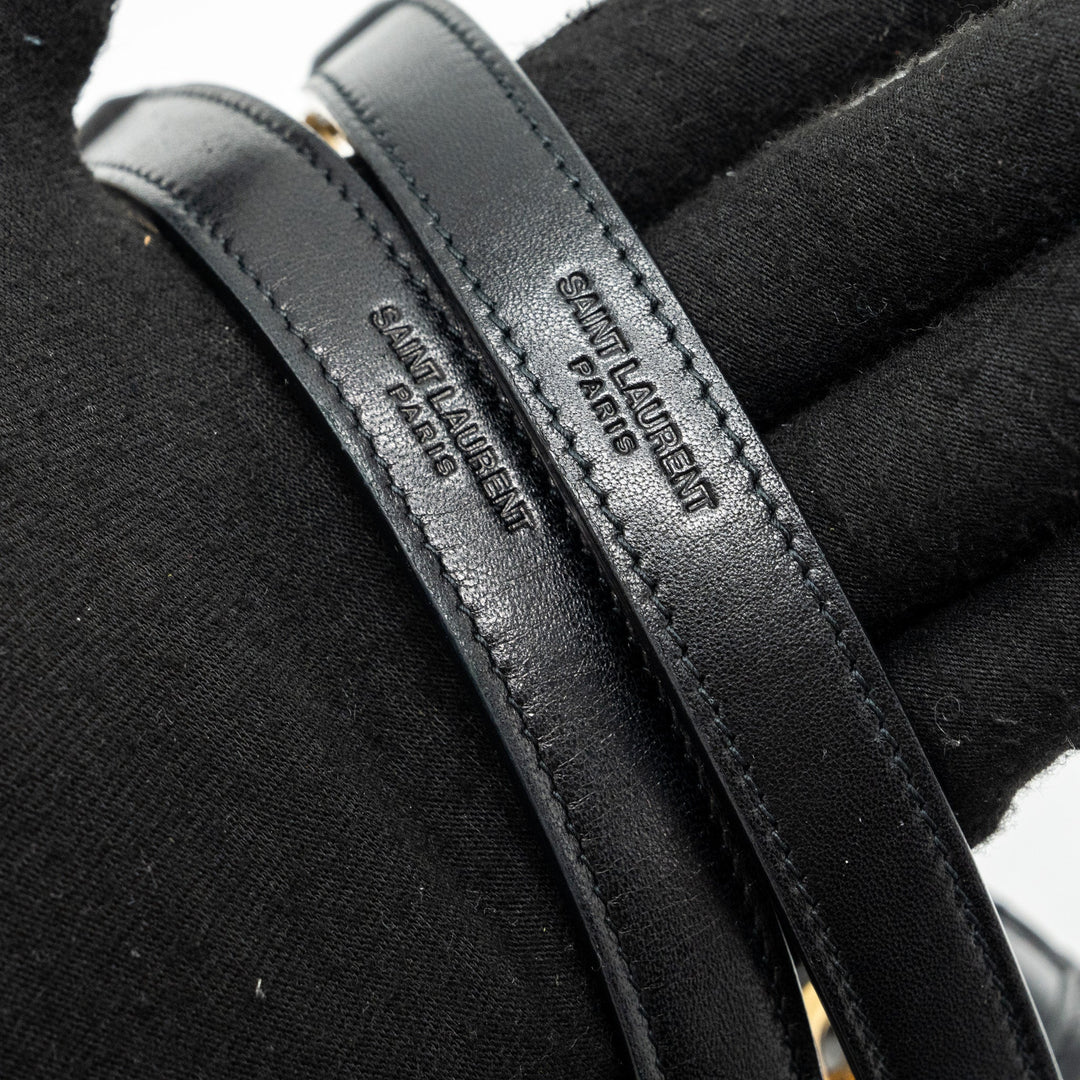 Saint Laurent medium Niki lambskin black GHW