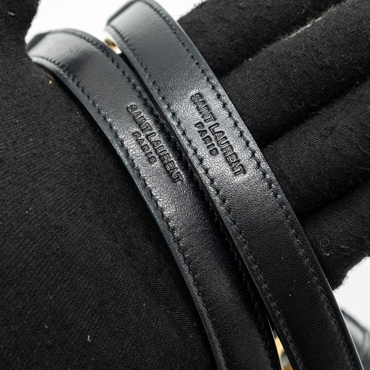 Saint Laurent medium Niki lambskin black GHW