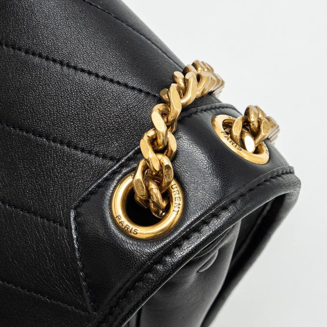 Saint Laurent medium Niki lambskin black GHW