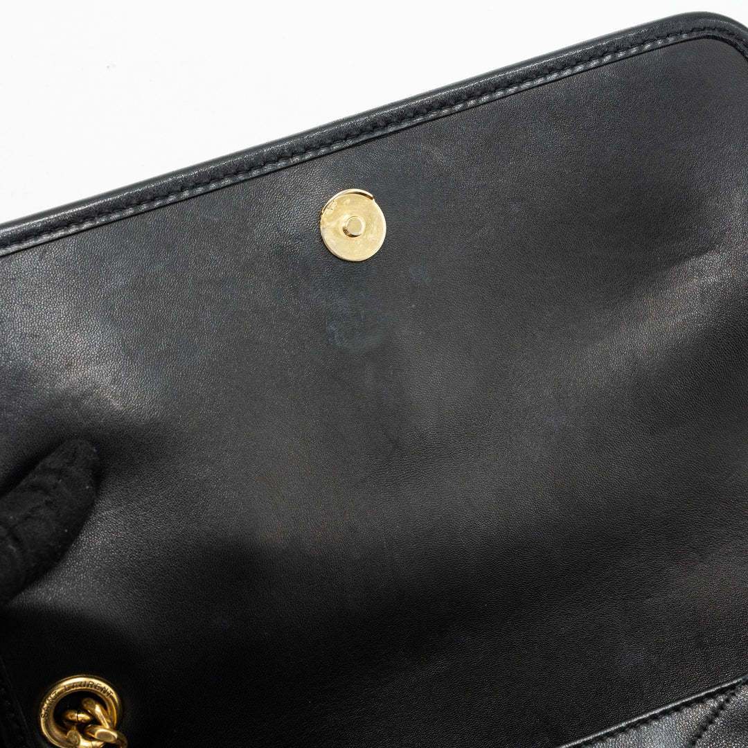 Saint Laurent medium Niki lambskin black GHW