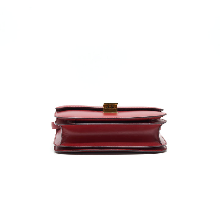 Celine Medium Classic Bag Red with