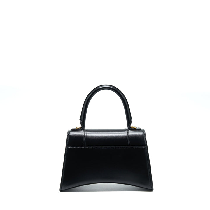 Top Quality Balenciaga Hourglass S Calfskin Black GHW