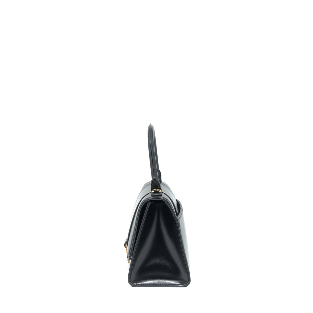 Top Quality Balenciaga Hourglass S Calfskin Black GHW