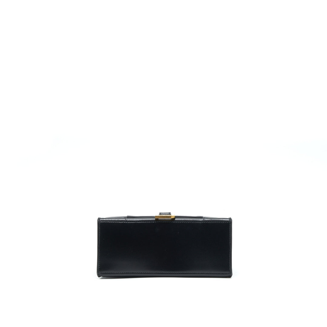 Top Quality Balenciaga Hourglass S Calfskin Black GHW