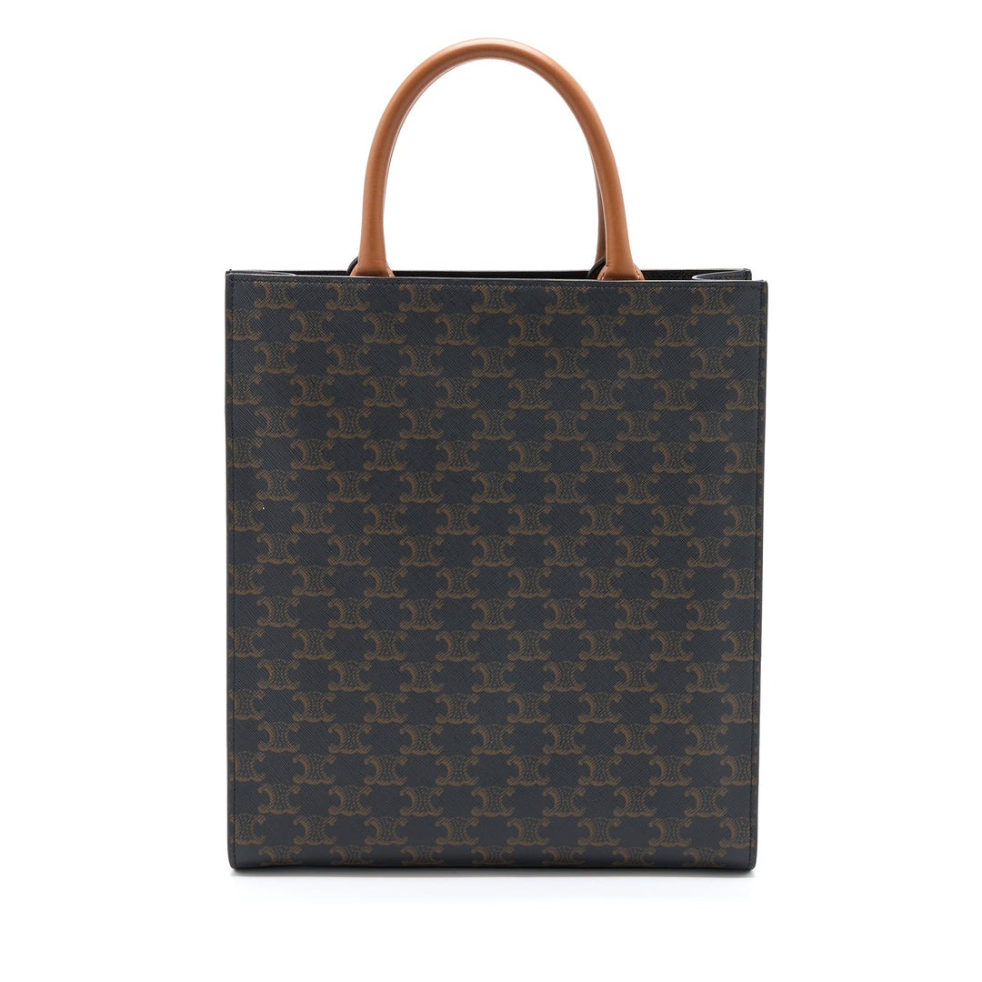 Top Quality Celine Vertical Cabas Triomphe Canvas