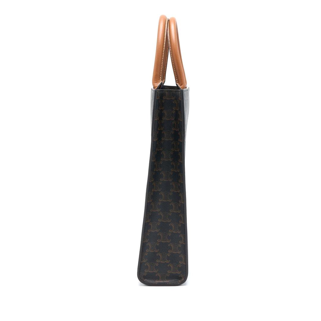 Top Quality Celine Vertical Cabas Triomphe Canvas