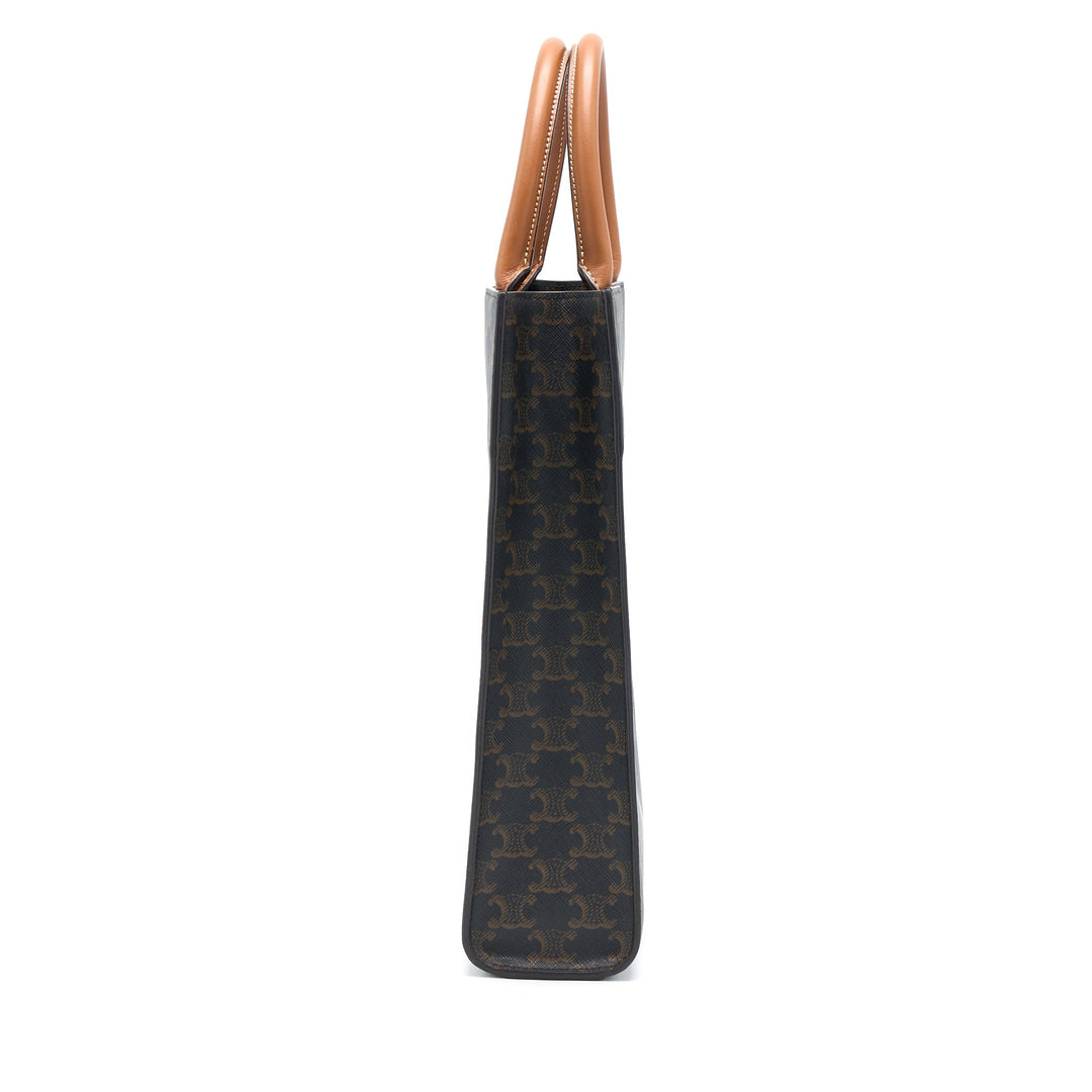 Top Quality Celine Vertical Cabas Triomphe Canvas