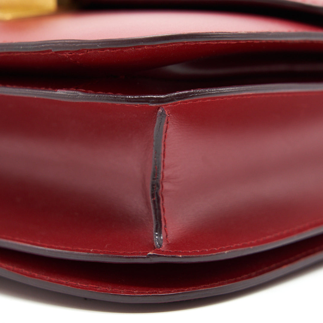 Celine Medium Classic Bag Red with