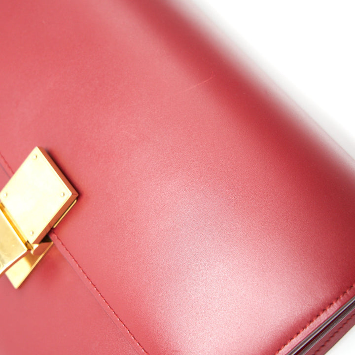 Celine Medium Classic Bag Red with