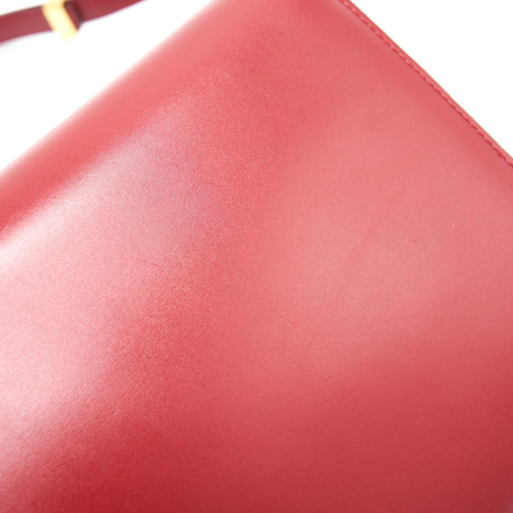 Celine Medium Classic Bag Red with
