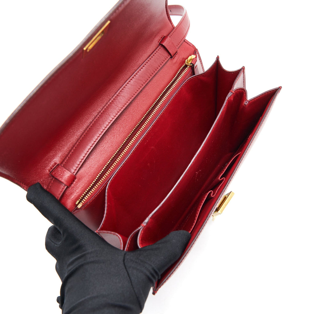 Celine Medium Classic Bag Red with