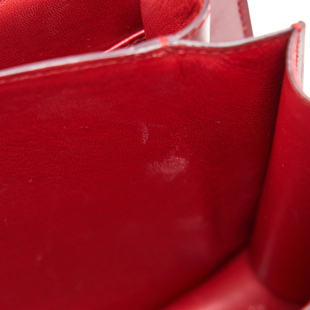 Celine Medium Classic Bag Red with
