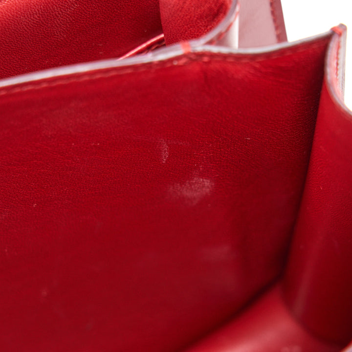 Celine Medium Classic Bag Red with
