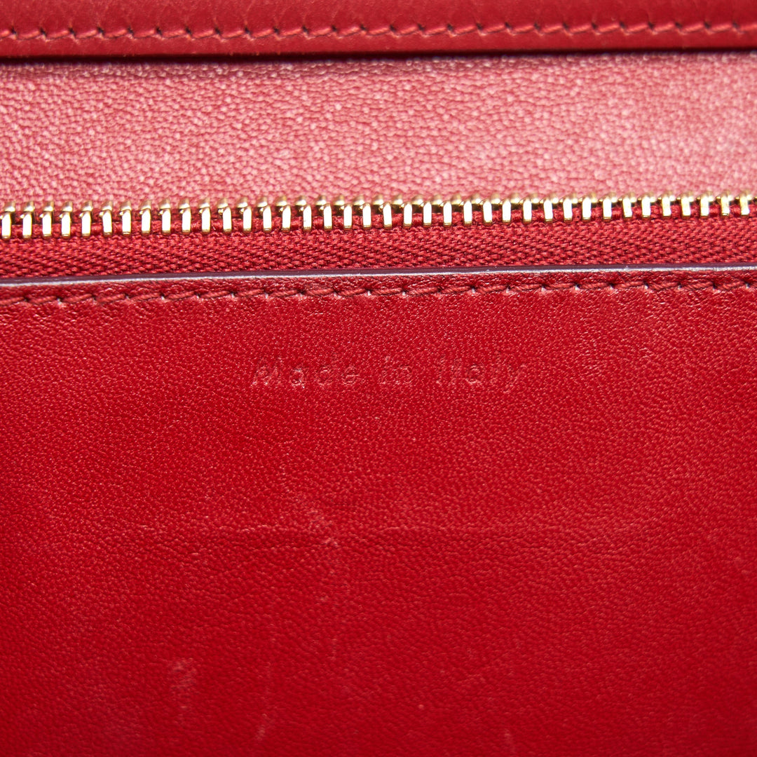 Celine Medium Classic Bag Red with