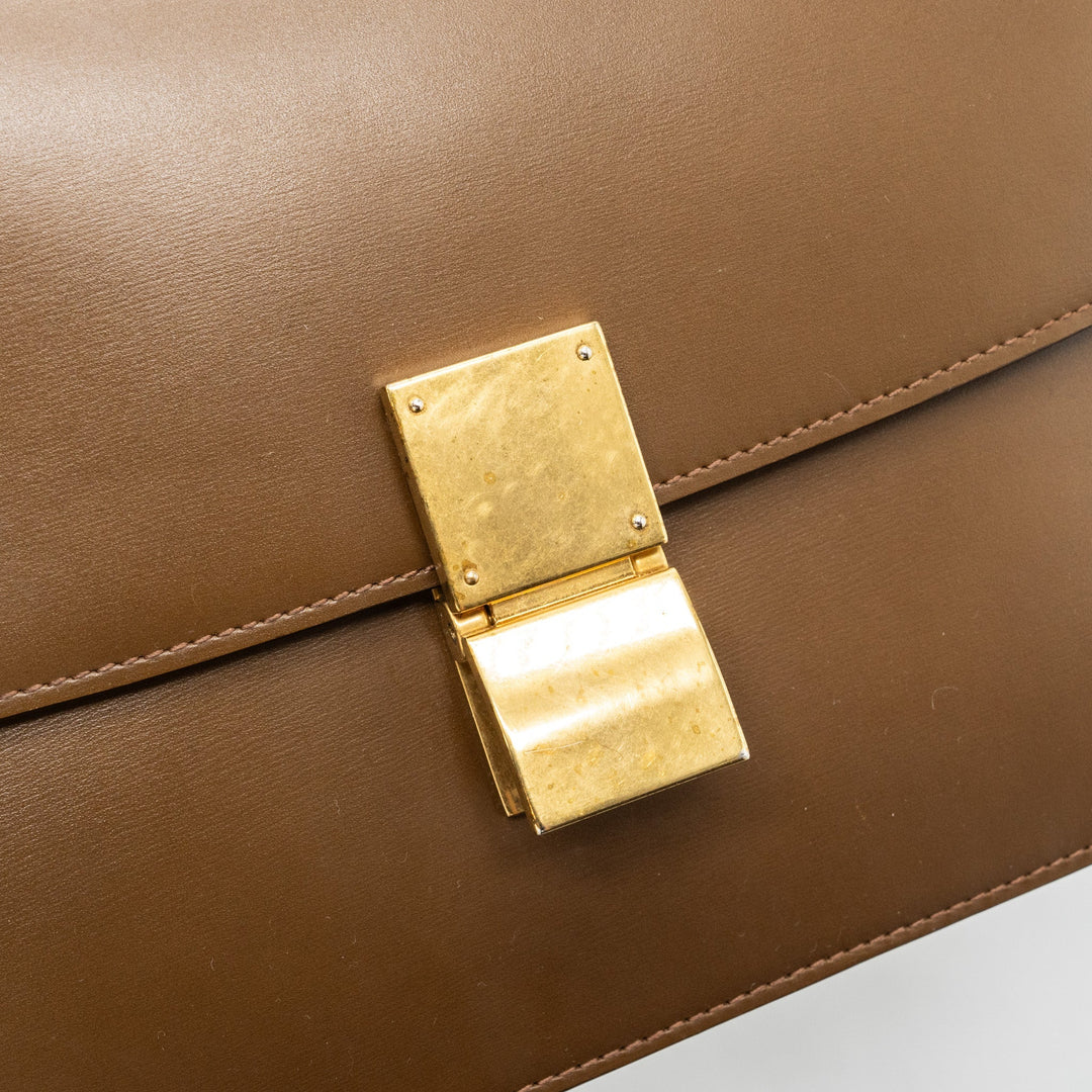 Celine Classic Medium Box Calfskin Tan
