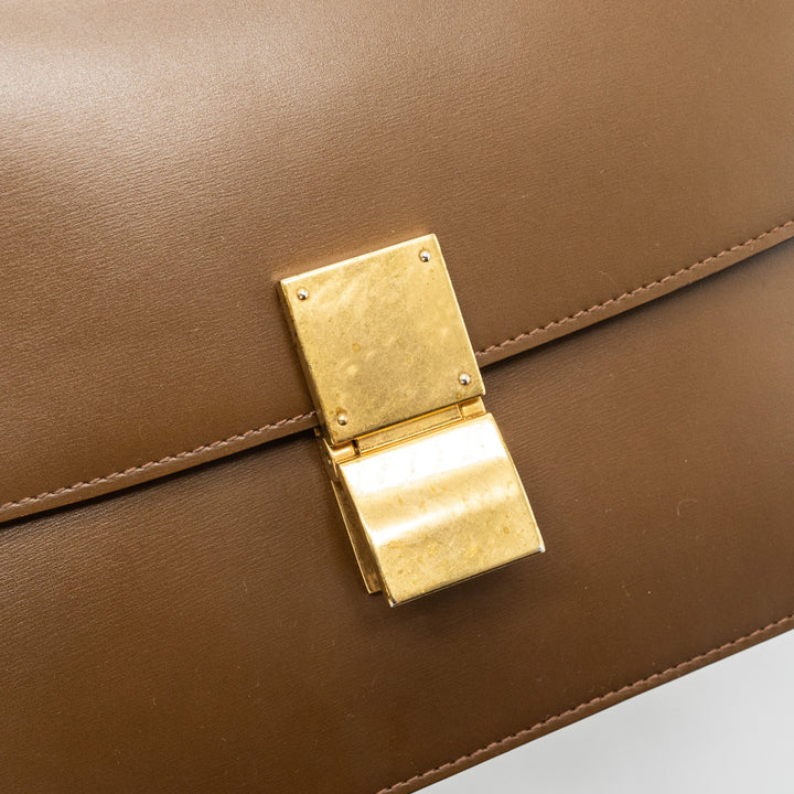Top Quality Celine Classic Medium Box Calfskin Tan