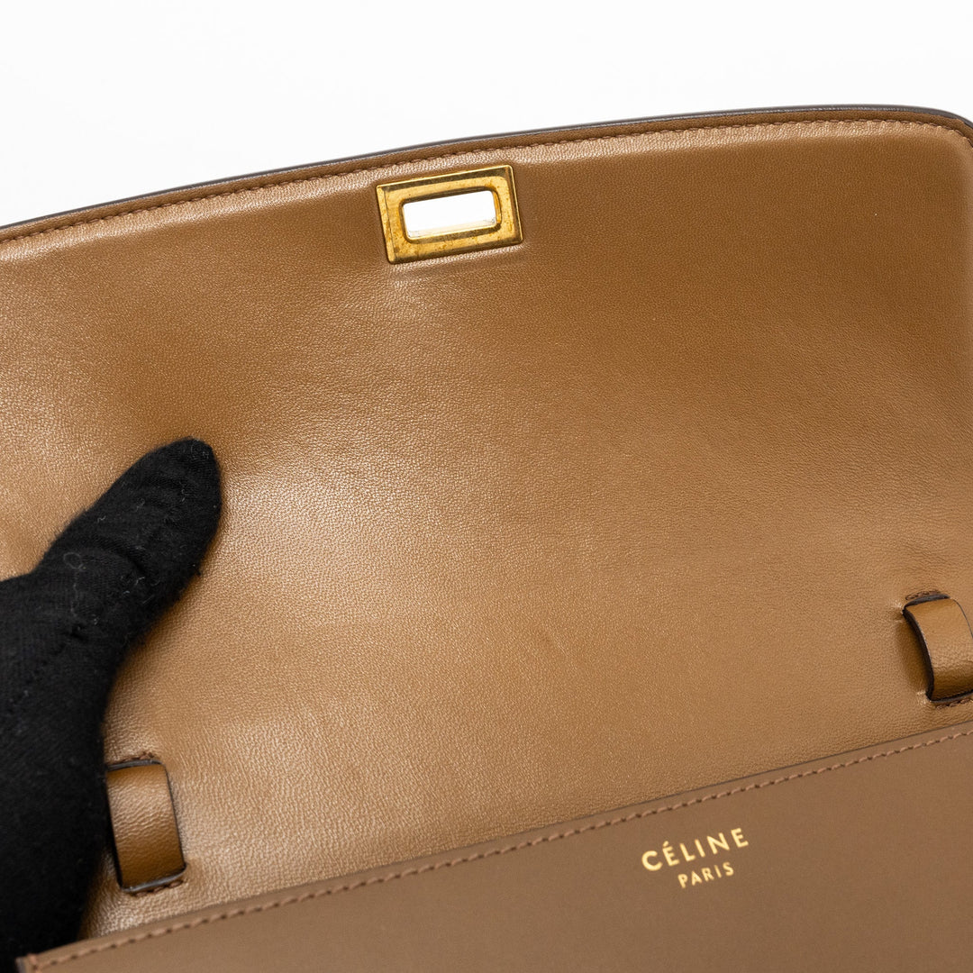 Top Quality Celine Classic Medium Box Calfskin Tan