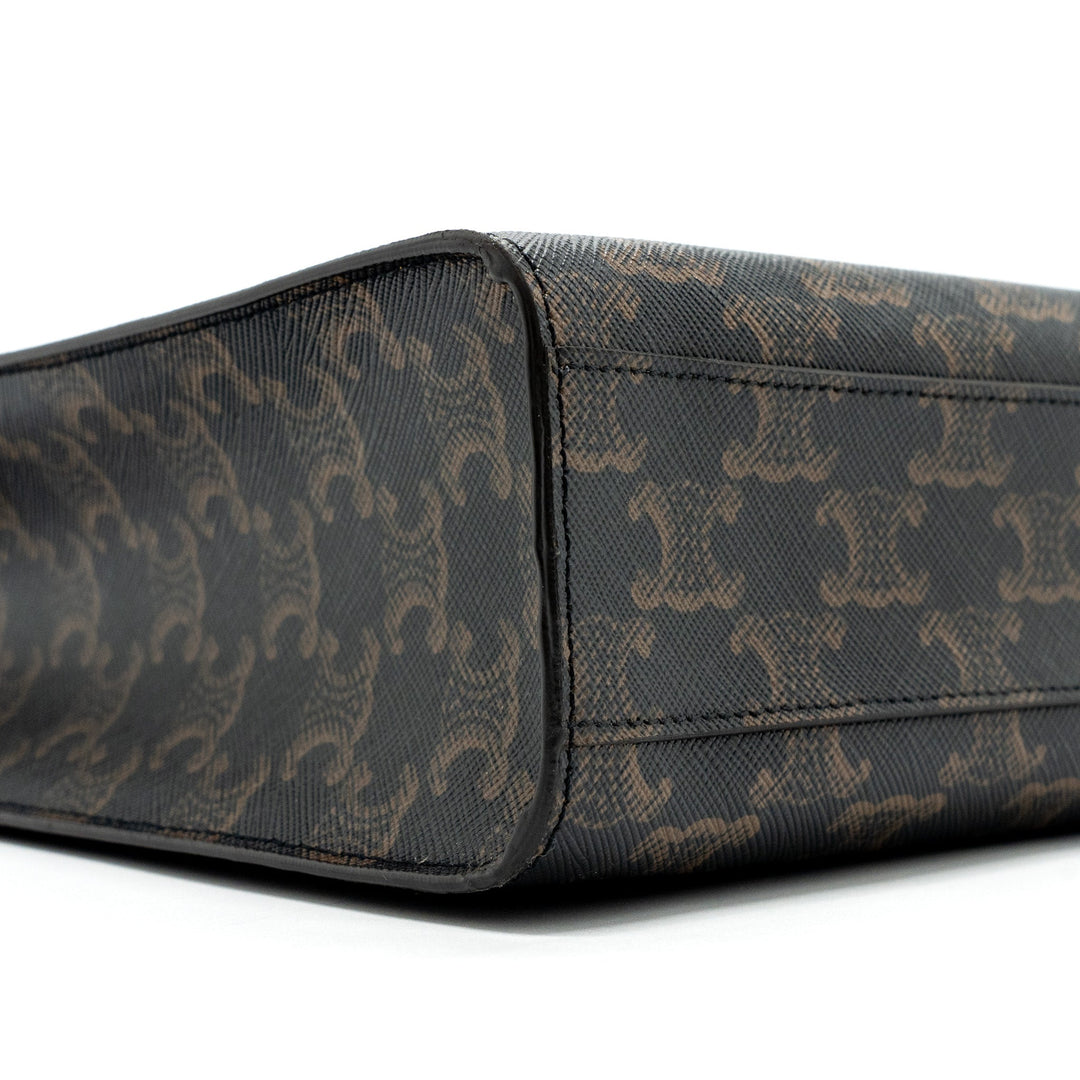 Celine Vertical Cabas Triomphe Canvas
