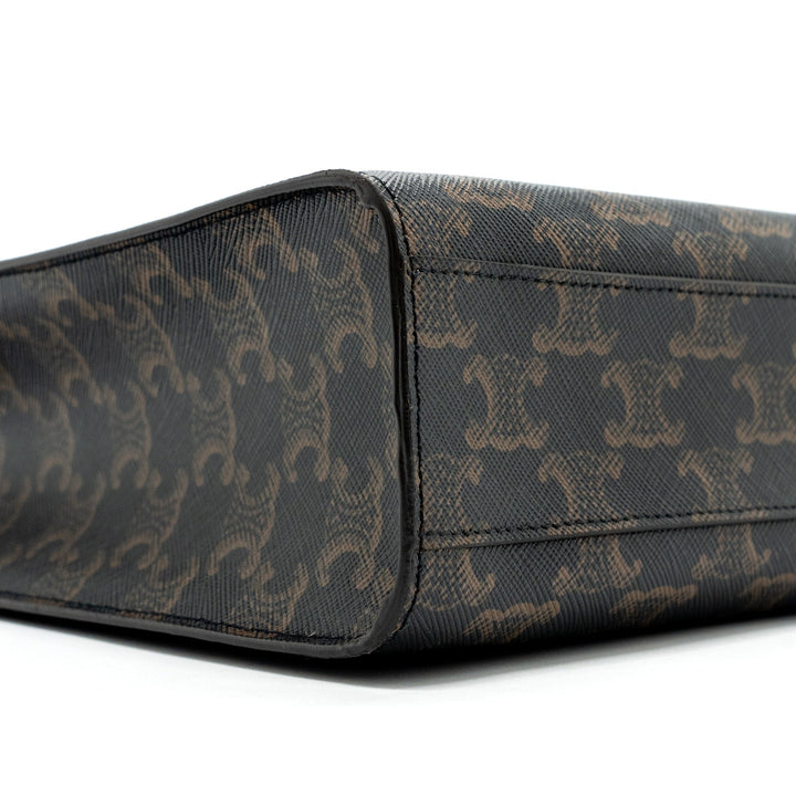 Celine Vertical Cabas Triomphe Canvas