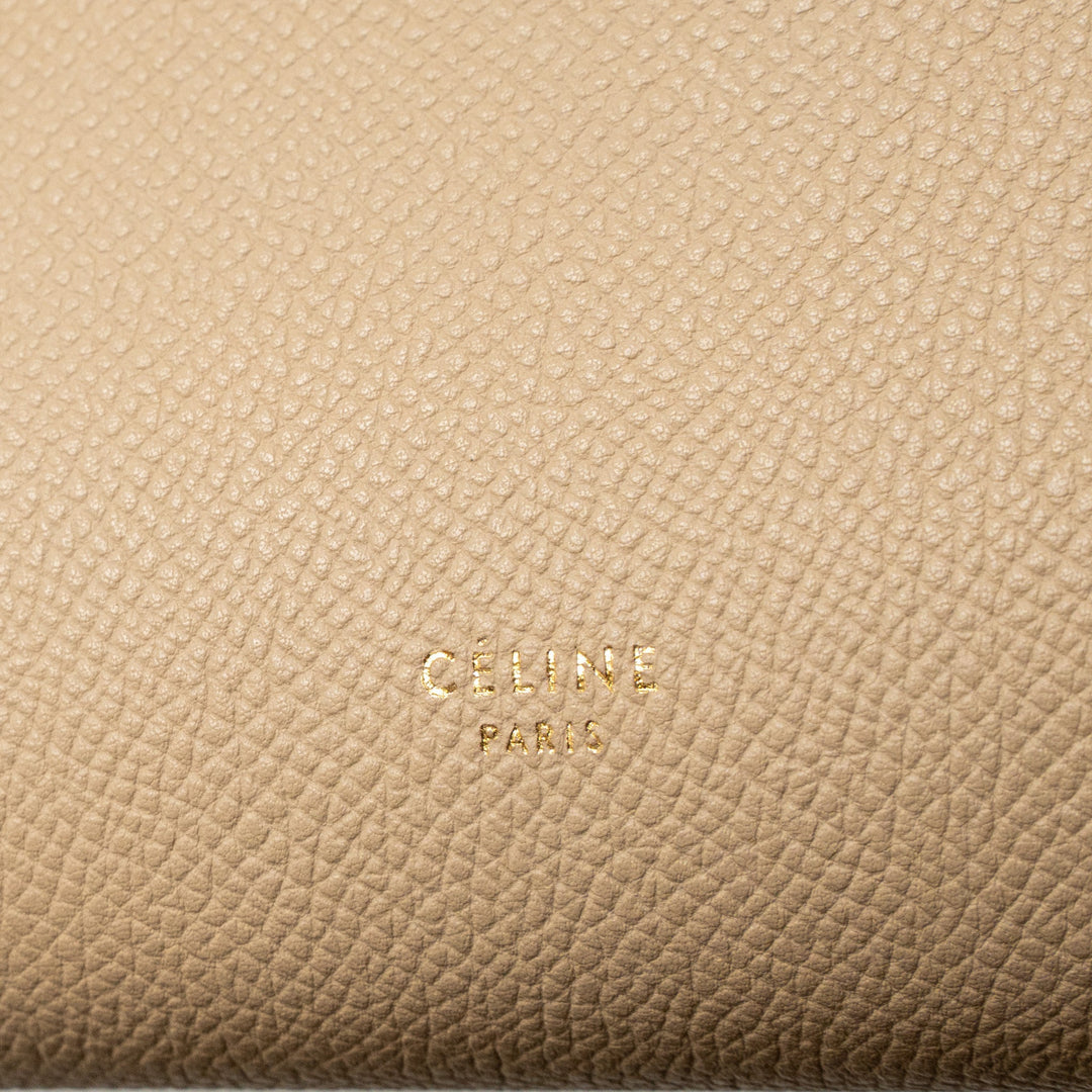Celine Mini Belt Bag Grained Calfskin Light Beige