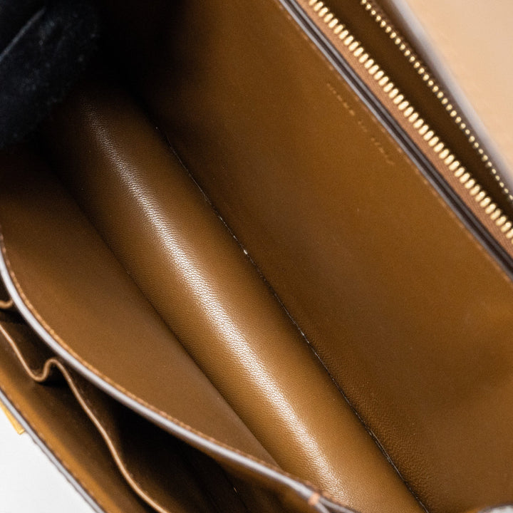 Celine Medium Box Calfskin Camel