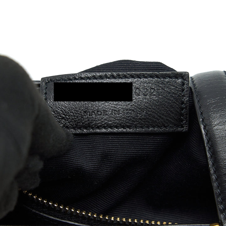 Saint Laurent Le 5 A 7 Hobo Bag calfskin black GHW