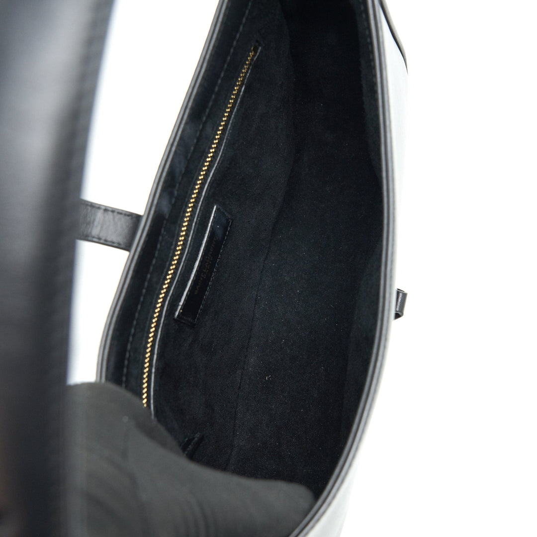 Saint Laurent Le 5 A 7 Hobo Bag calfskin black GHW