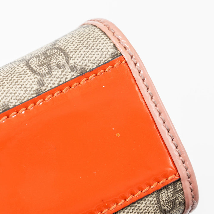 Gucci padlock crossbody bag canvas / patent multicolour