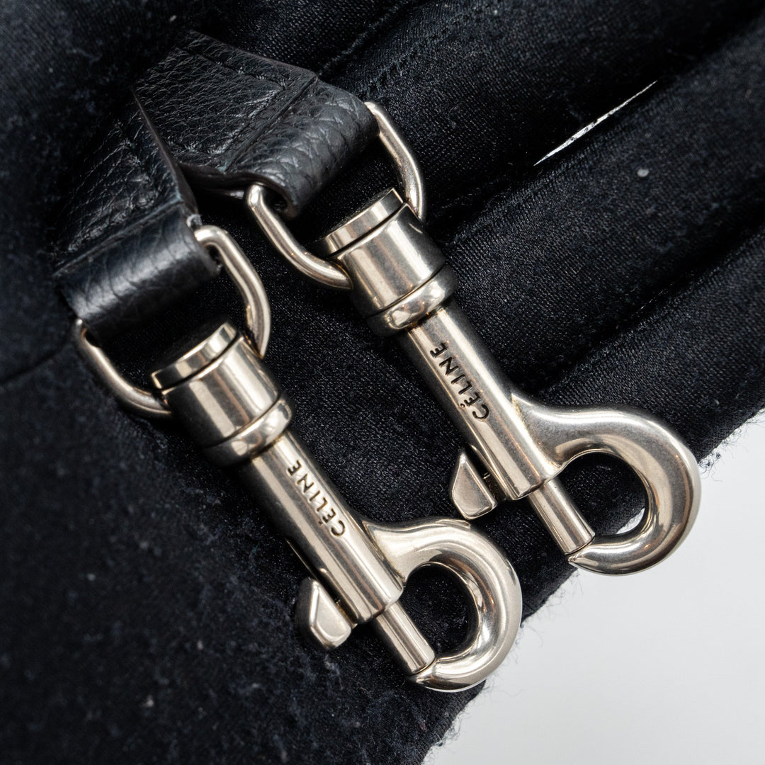 Top Quality Celine Nano Luggage Bag Calfskin Black