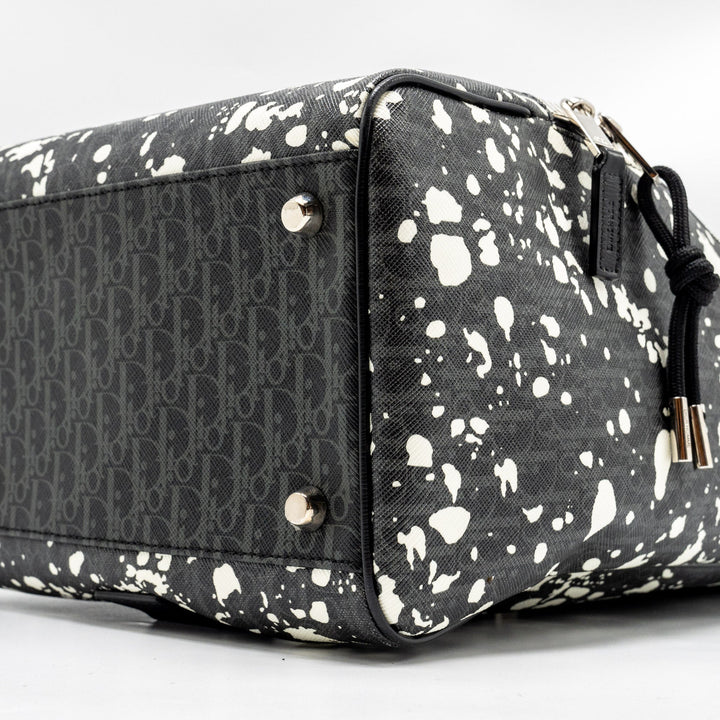 Top quality Dior homme Rider bag canvas multicolour black / grey