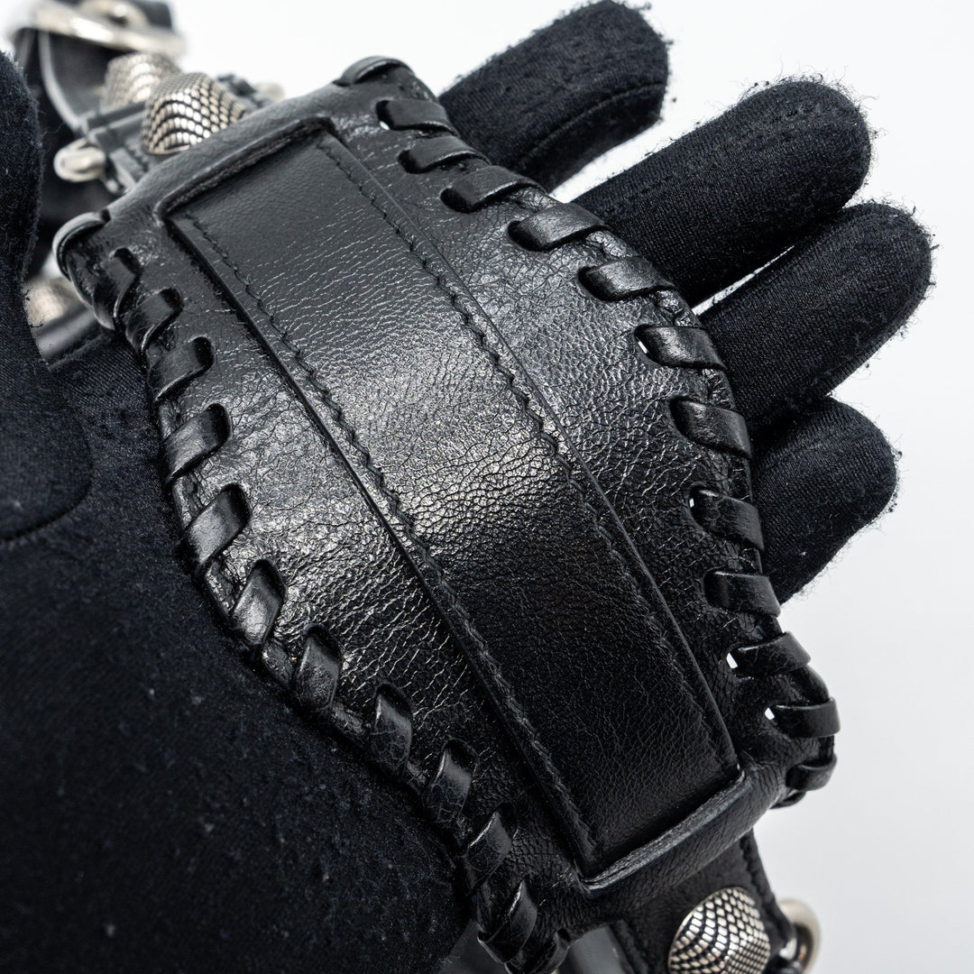 Top Quality Balenciaga Le Carbo XS shoulder bag lambskin black SHW