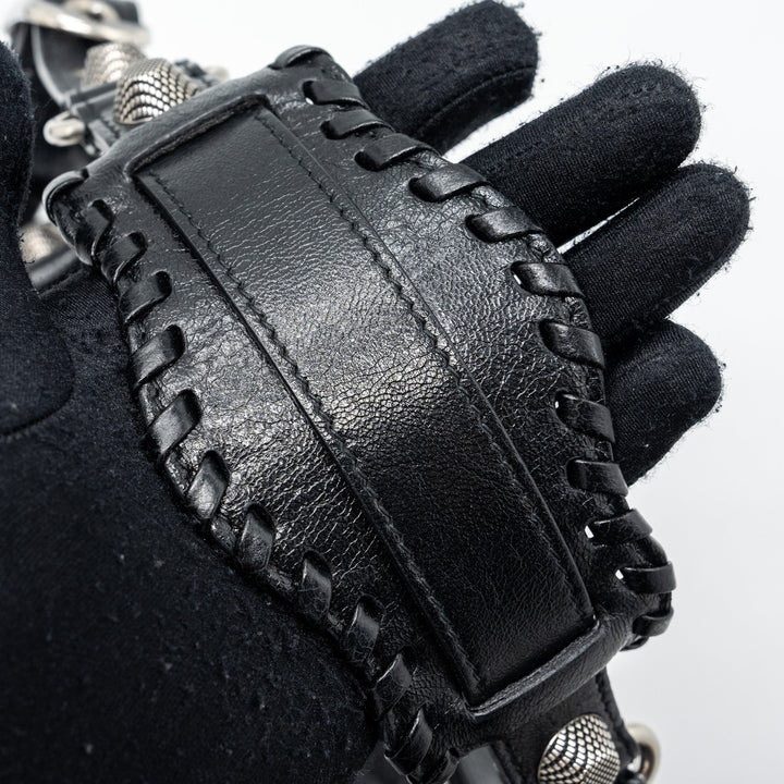 Top Quality Balenciaga Le Carbo XS shoulder bag lambskin black SHW