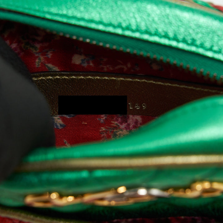 Gucci Small Crossbody Bag Green/red