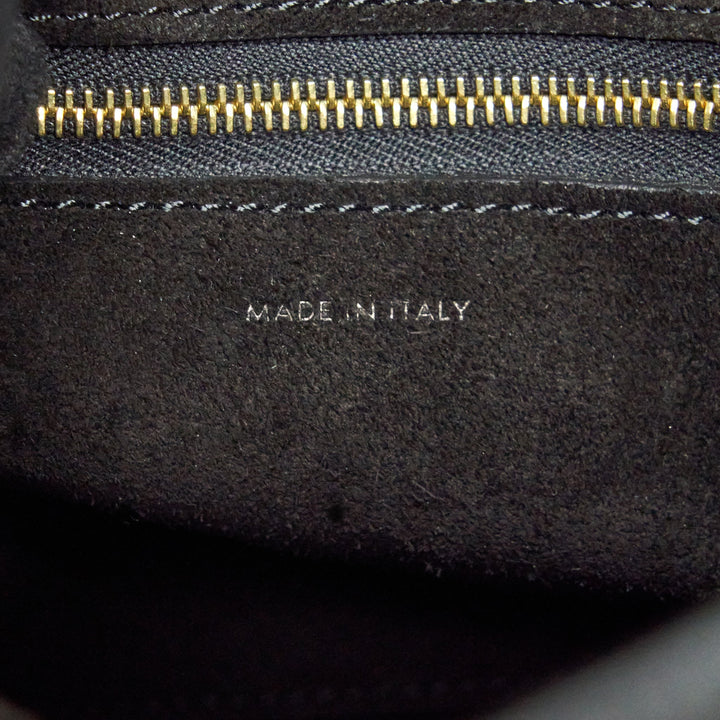 Top Quality Celine Small Sangle Bucket Bag Soft Grained Calfskin Black