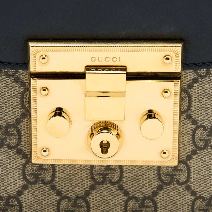 Gucci Web Padlock Crossbody Bag