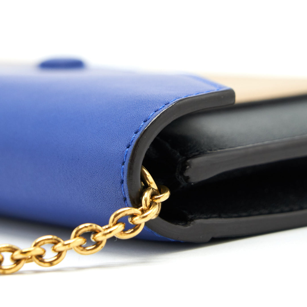 Top Quality Celine Pocket Envelope Wallet On Chain Multi-colour
