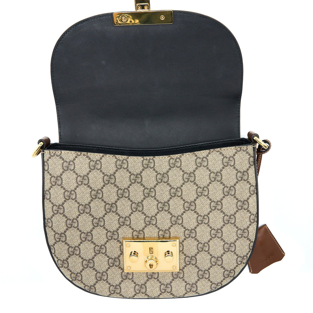 Gucci Web Padlock Crossbody Bag