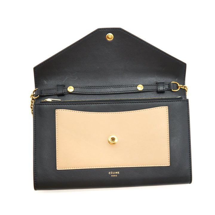 Top Quality Celine Pocket Envelope Wallet On Chain Multi-colour