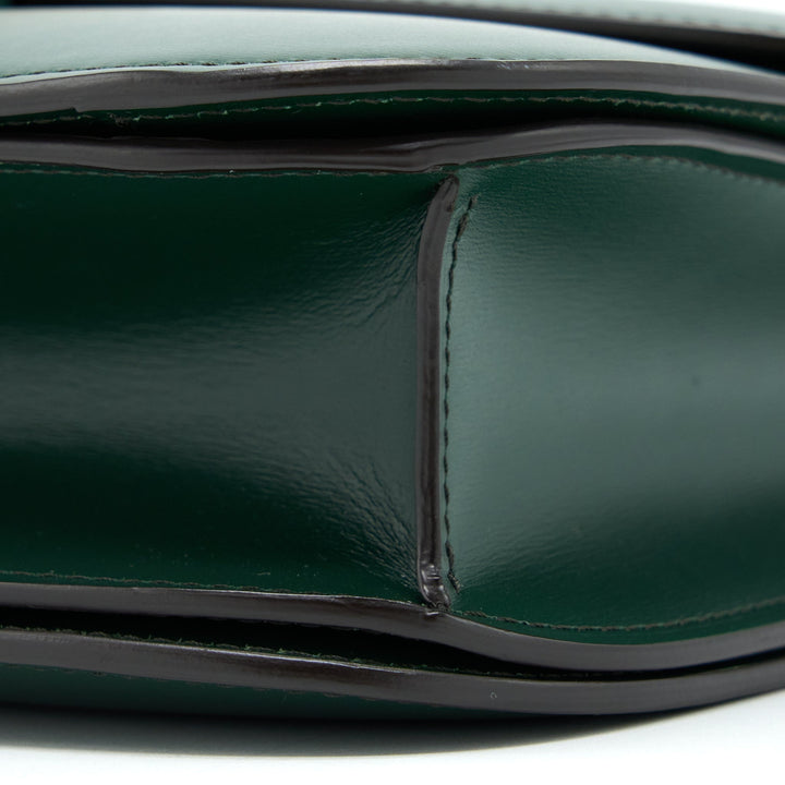 Celine Medium Classic Box Bag Calfskin Green