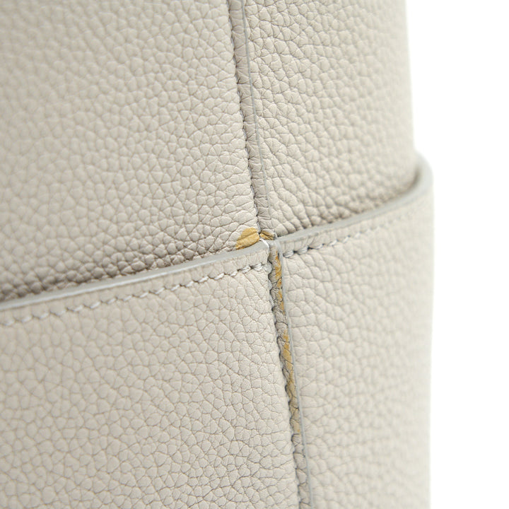 Celine Sangle Bucket Bag Grained Calfskin Clay
