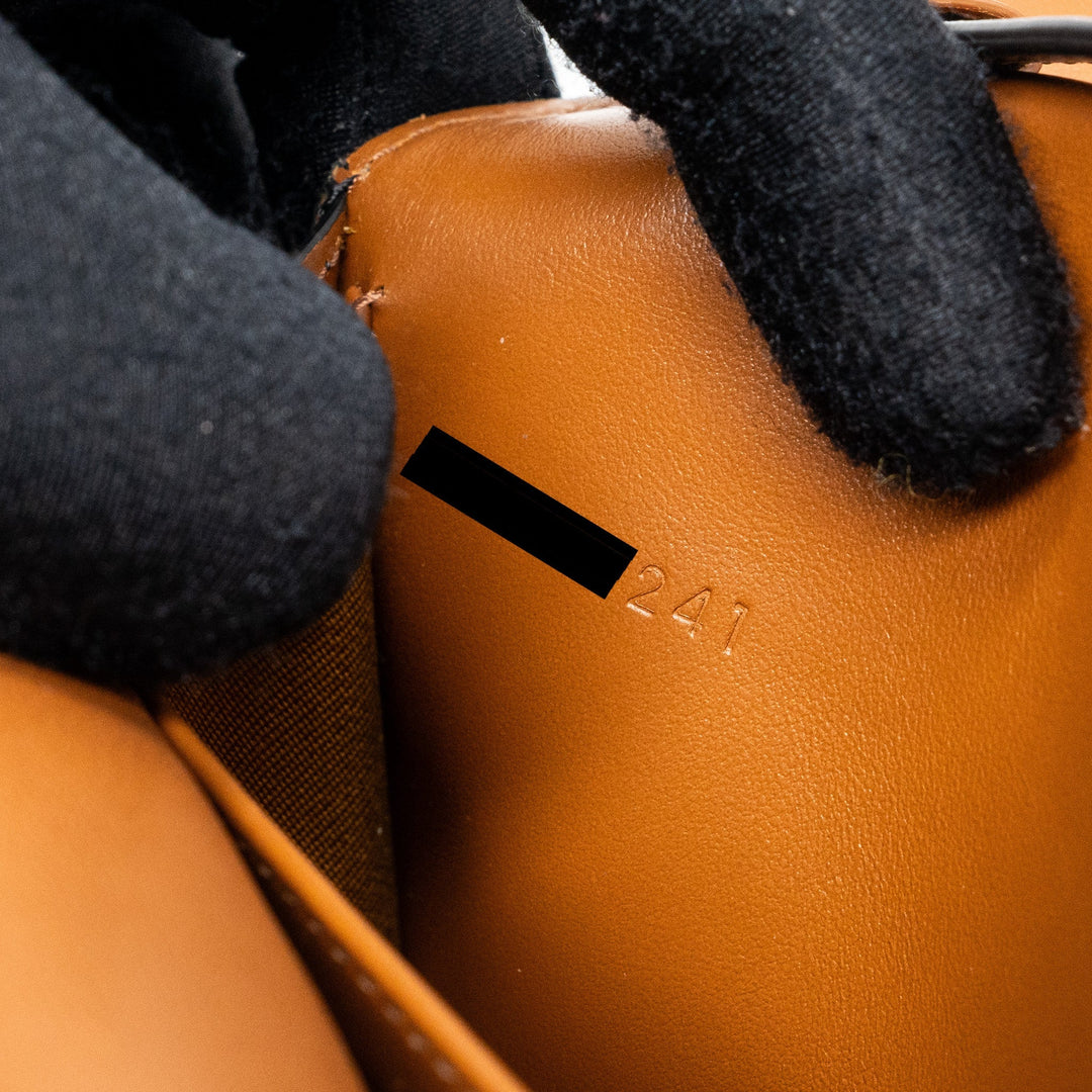 Top Quality Celine Wallet On Strap Triomphe Canvas/ Lambskin Tan