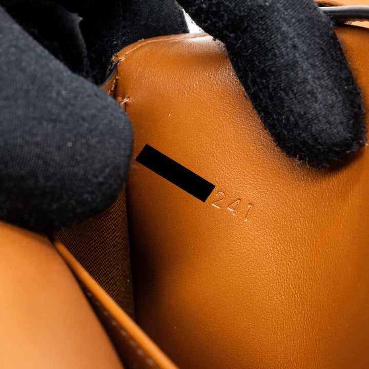 Top Quality Celine Wallet On Strap Triomphe Canvas/ Lambskin Tan
