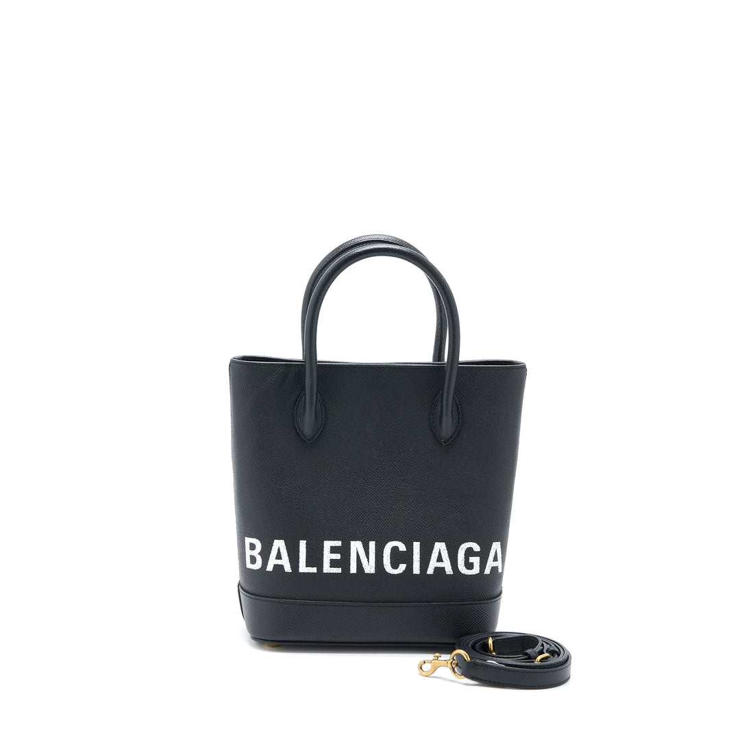 Top Quality Balenciaga Tote Bag Calfskin Black GHW