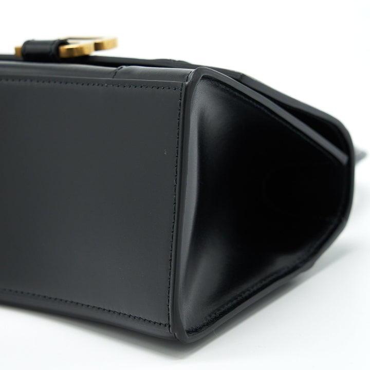 Top Quality Balenciaga Hourglass S Calfskin Black GHW