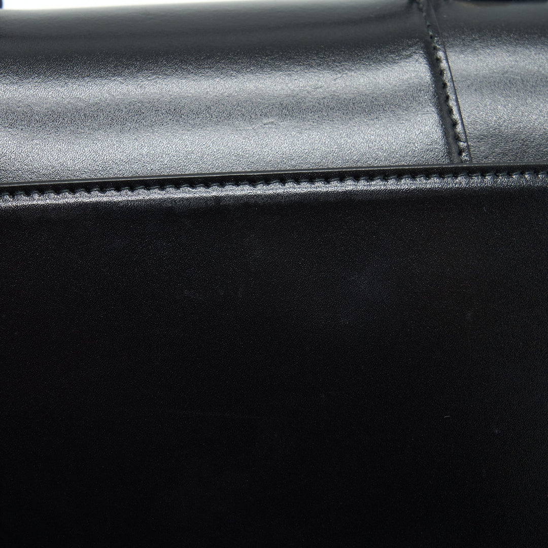 Top Quality Balenciaga Hourglass S Calfskin Black GHW