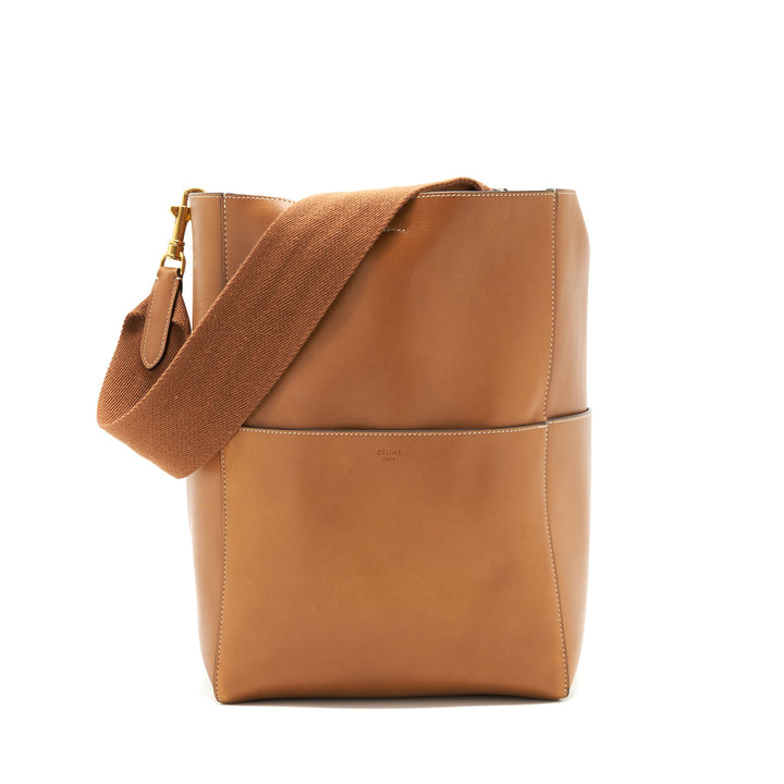 Top Quality Celine Sangle Bucket Bag brown