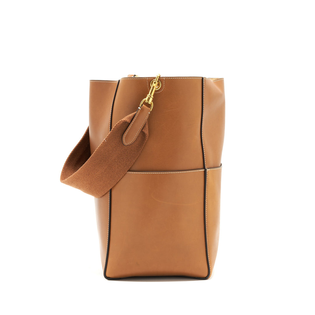Celine Sangle Bucket Bag brown